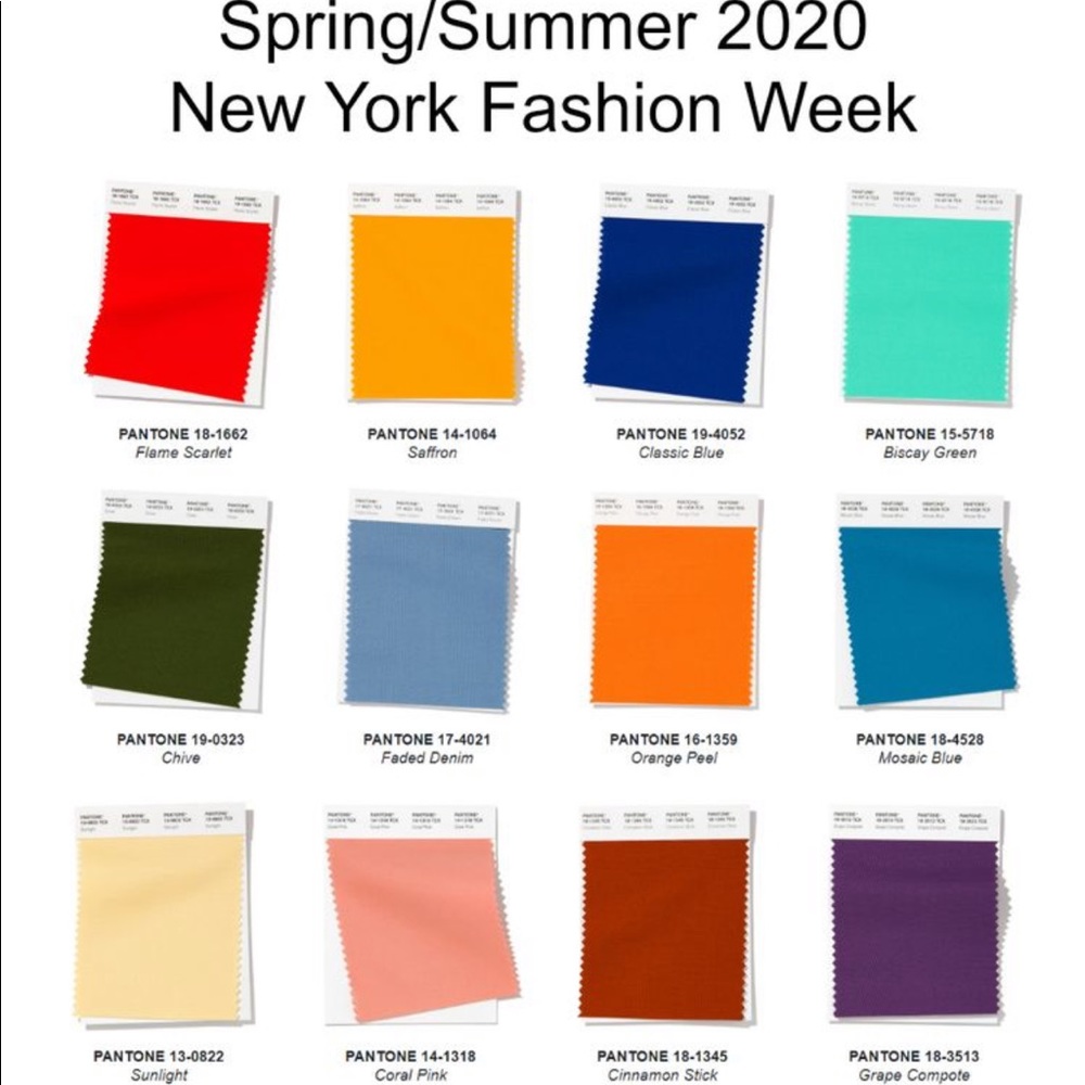SUMMER 2020 COLOR TRENDS